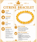 Load image into Gallery viewer, Citrine Crystal Bracelet