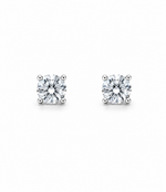 Load image into Gallery viewer, Classic Solitaire Sparkle Stud Earrings