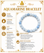 Load image into Gallery viewer, Serene Aquamarine Crystal Bracelet