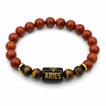 Load image into Gallery viewer, Aries Zodiac Energy Crystal Bracelet