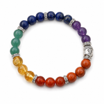 Load image into Gallery viewer, 7 Chakra Buddha Bracelet