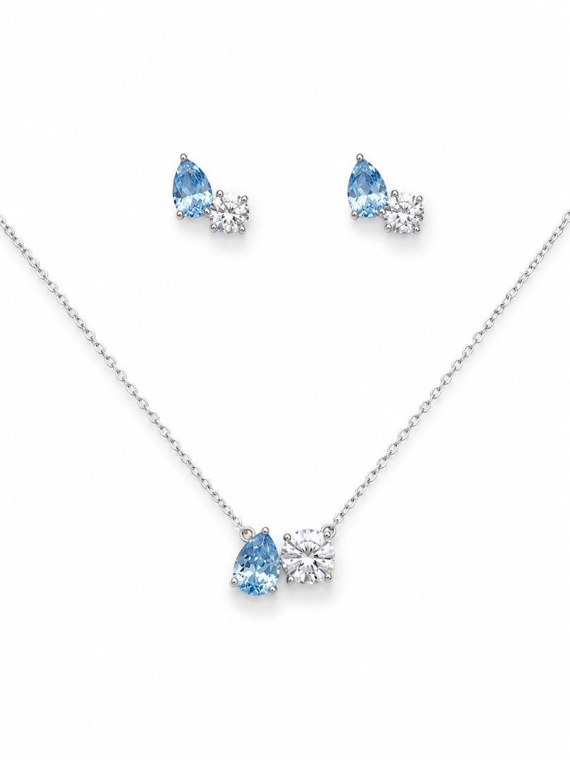 Aqua Dewdrop Duo Set