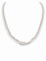 Load image into Gallery viewer, Pearl Twist Layered Necklace