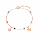 Load image into Gallery viewer, Stella Crown Silver Bracelet
