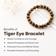 Golden Tiger Eye Beaded Bracelet