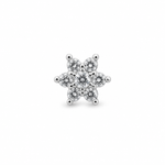 Load image into Gallery viewer, Classic Floral Sterling Silver Nose Pin