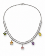 Load image into Gallery viewer, Solitaire Tennis Necklace