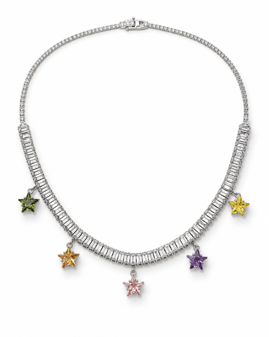 Solitaire Tennis Necklace