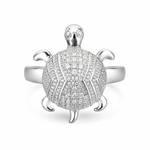 Load image into Gallery viewer, Turtle Silver Ring