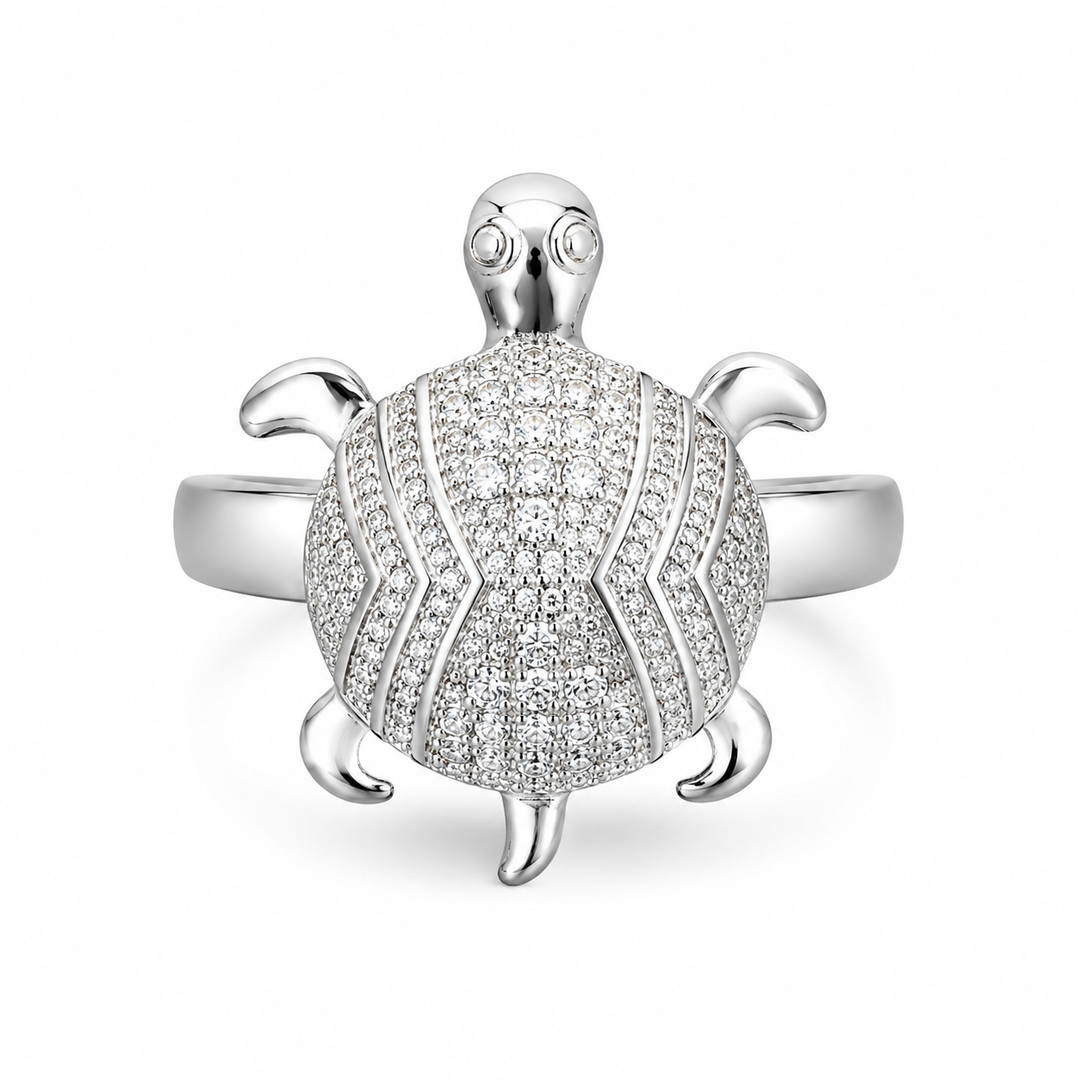 Turtle Silver Ring