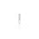 Load image into Gallery viewer, Minimal Sparkle Hoop Sterling Silver Nose Pin