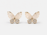 Load image into Gallery viewer, Ivory Butterfly Studs
