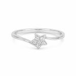 Load image into Gallery viewer, Sparkling Star Silver Ring