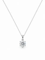 Load image into Gallery viewer, Classic Solitaire Pendant Necklace