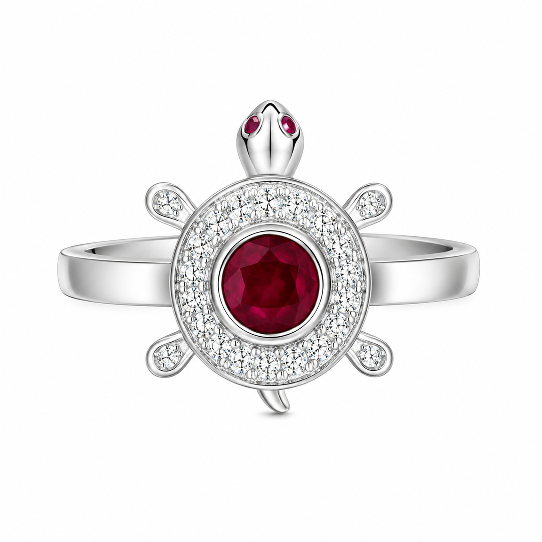 Turtle Silver Ring