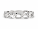 Load image into Gallery viewer, Sterling Silver Chain Link Ring
