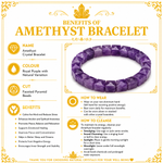 Load image into Gallery viewer, Amethyst Pyramid Cut Bracelet