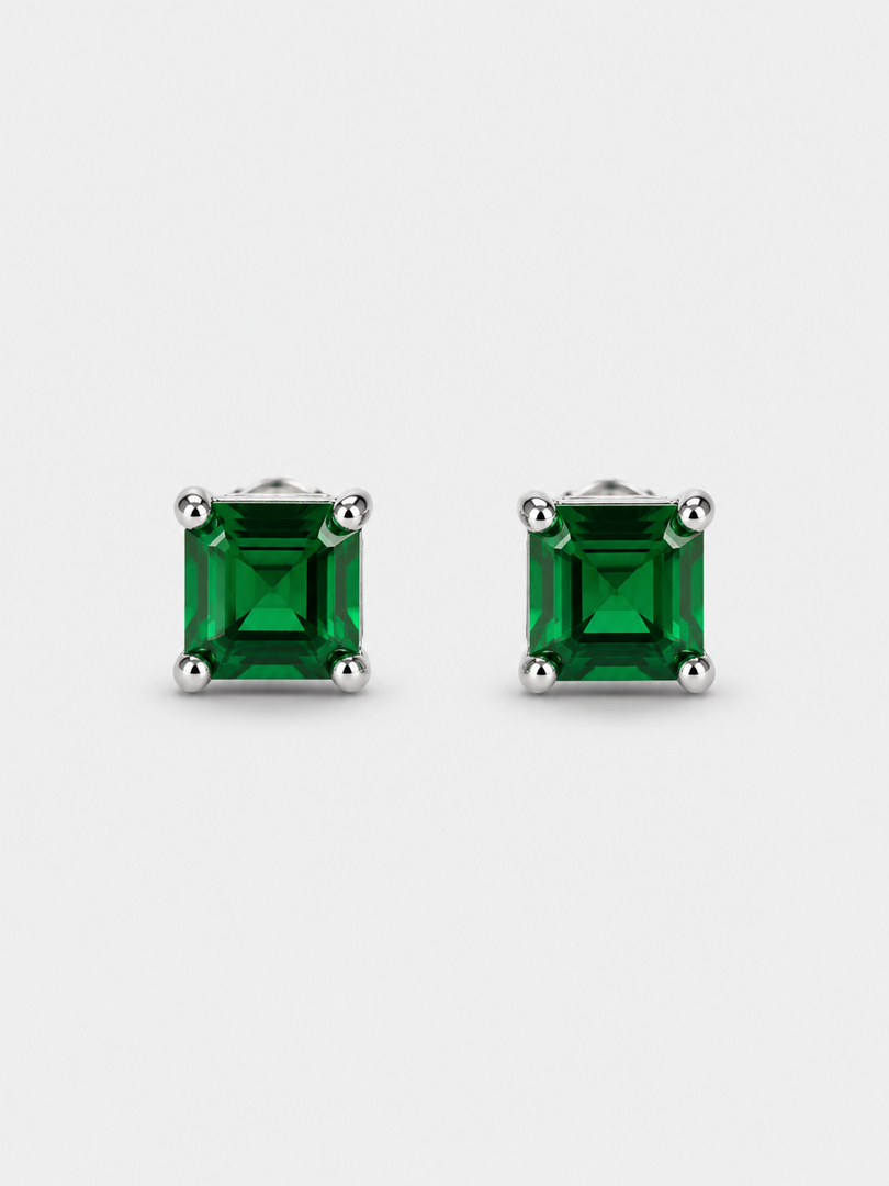 Emerald Cut Luxe Earrings