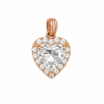 Load image into Gallery viewer, Heart Halo Crystal Pendant