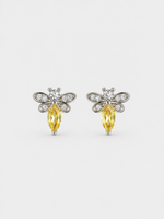 Load image into Gallery viewer, Honeybee Crystal Earrings