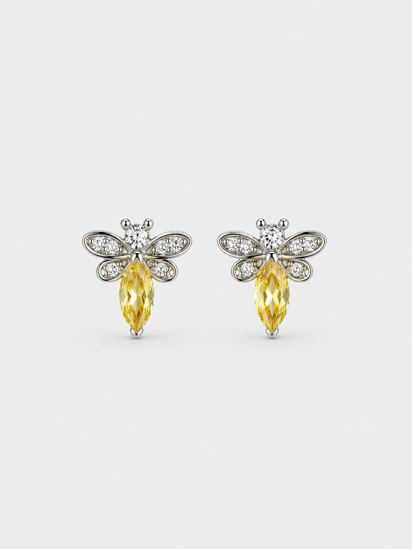Honeybee Crystal Earrings