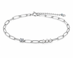 Load image into Gallery viewer, Pearl Link Sterling Silver Bracelet