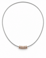 Load image into Gallery viewer, Two-Tone Sparkle Bead Necklace