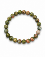 Load image into Gallery viewer, Unakite Crystal Bracelet