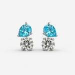 Load image into Gallery viewer, Aqua Duo Spark Studs