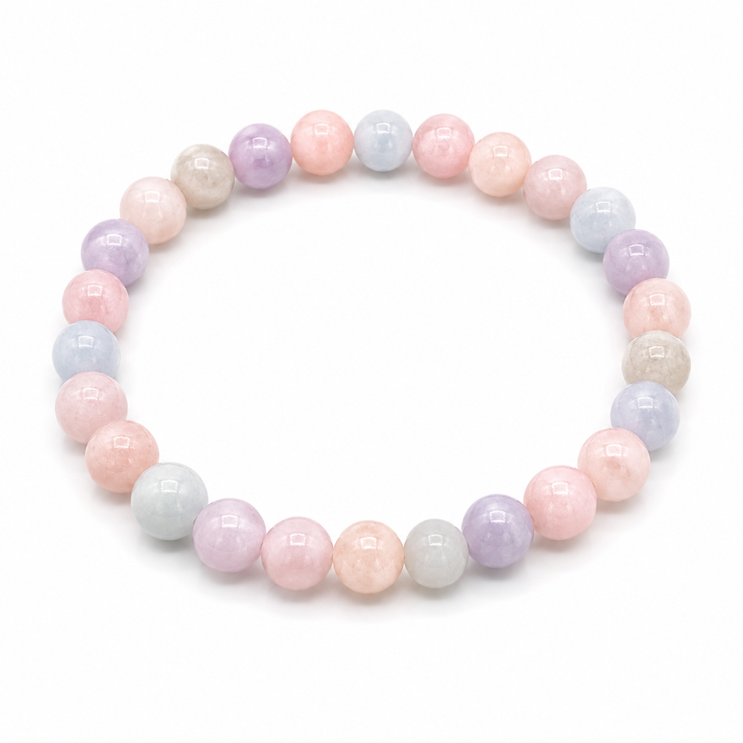 Morganite Beryl Aquamarine Bracelet