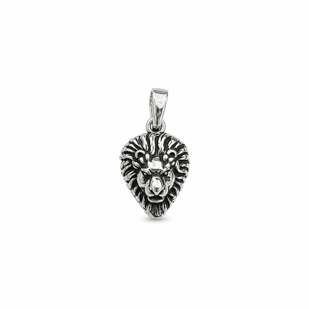 Fierce Lion Head Pendant
