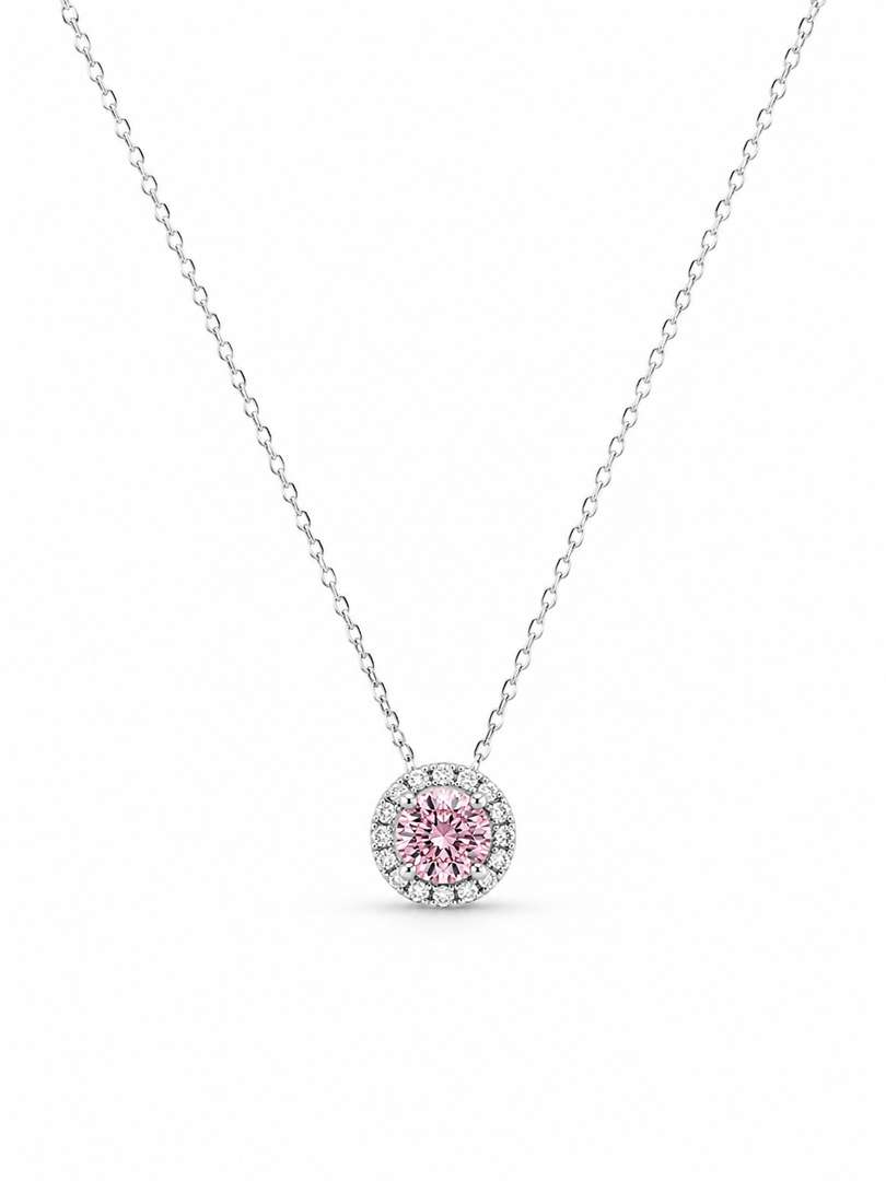 Blush Halo Necklace