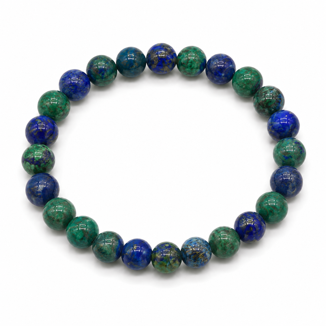 Azurite Malachite Crystal Bracelet