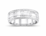 Load image into Gallery viewer, Textured Band Ring