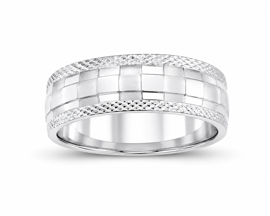 Textured Band Ring