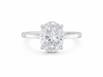 Load image into Gallery viewer, Classic Oval Solitaire Ring