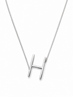 Load image into Gallery viewer, Minimal Initial H Necklace