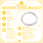 Load image into Gallery viewer, Selenite Crystal Bracelet
