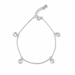 Load image into Gallery viewer, Crystal Drop Sterling Silver Bracelet