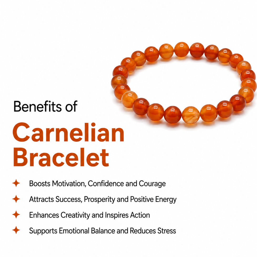 Carnelian Crystal Bracelet