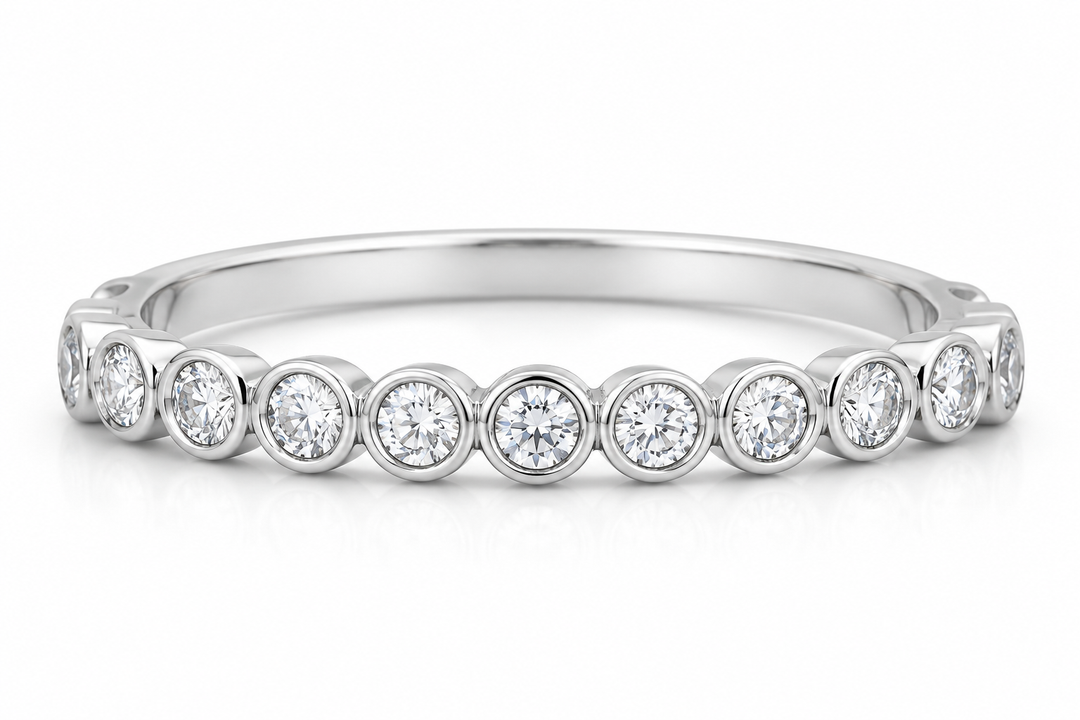 Bezel-Set Eternity Ring
