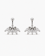Load image into Gallery viewer, Crystal Petal Bugadi  Earrings