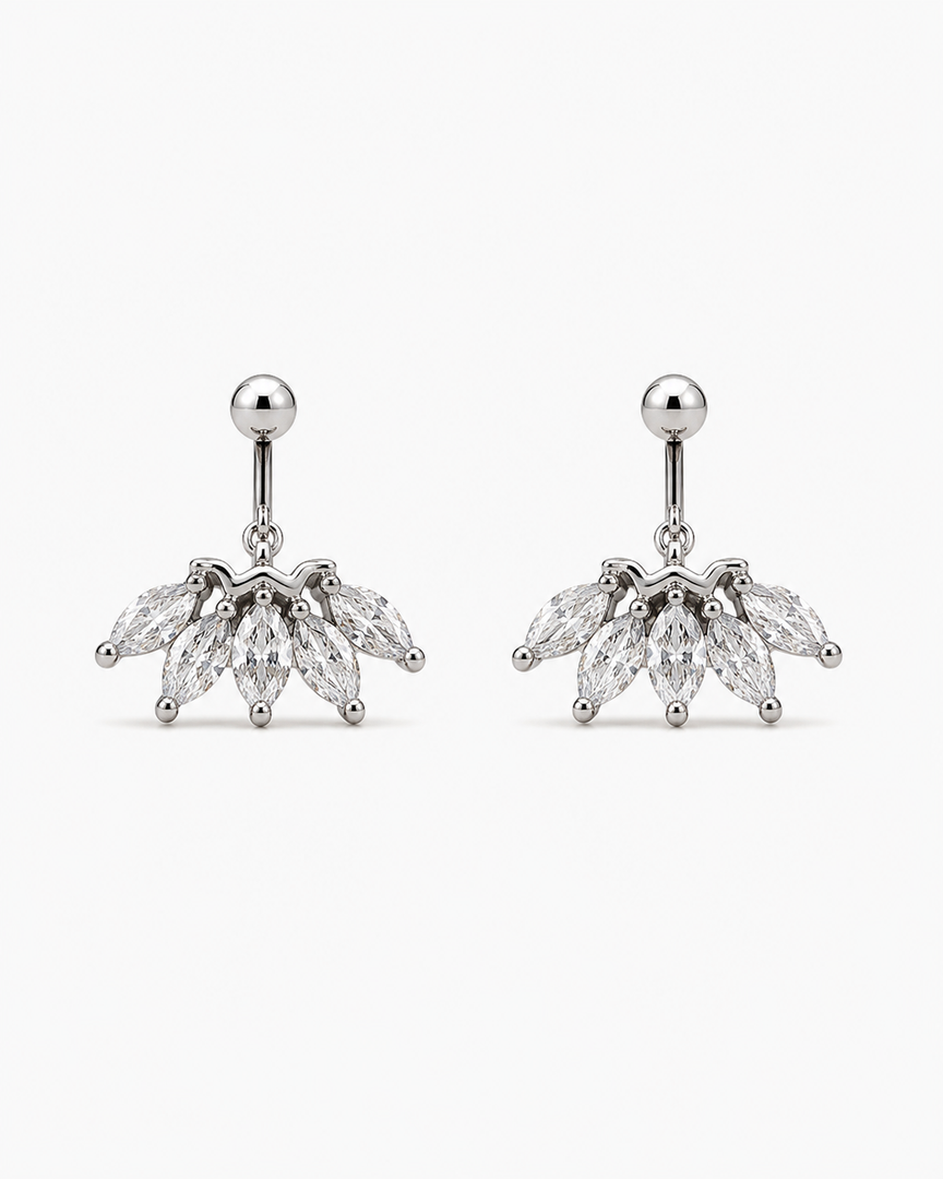 Crystal Petal Bugadi  Earrings