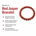 Load image into Gallery viewer, Red Jasper Crystal Bracelet
