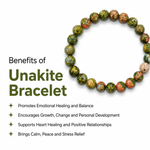 Load image into Gallery viewer, Unakite Crystal Bracelet