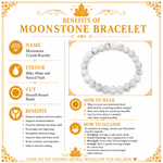 Load image into Gallery viewer, Moonstone Crystal Bracelet