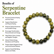 Serpentine Crystal Bracelet