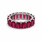 Load image into Gallery viewer, Ruby Eternity Ring