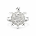 Load image into Gallery viewer, Turtle Silver Ring