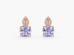 Load image into Gallery viewer, Lavender Blush Drop Studs